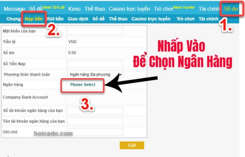 nạp tiền onebox63