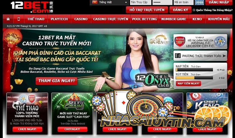 12Bet - Các cược Casino uy tín